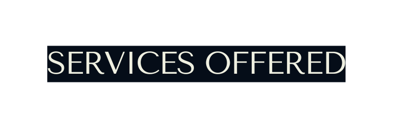 Services Offered